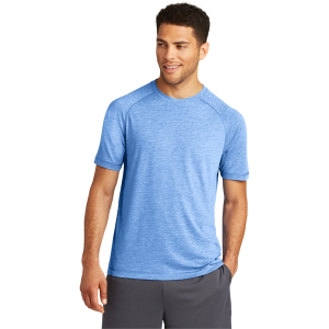 Sport-Tek PosiCharge Tri-Blend Wicking Raglan Tee.