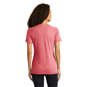 Sport-Tek Ladies PosiCharge Tri-Blend Wicking Scoop Neck ...