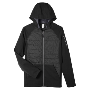 CORE365 Unisex Techno Lite Hybrid Hooded Jacket