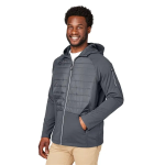 CORE365 Unisex Techno Lite Hybrid Hooded Jacket