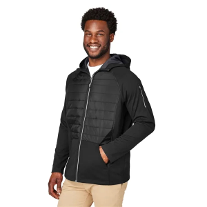 CORE365 Unisex Techno Lite Hybrid Hooded Jacket