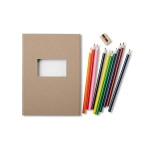 Colored Pencil And Notepad Set 5.75" X 8.25"