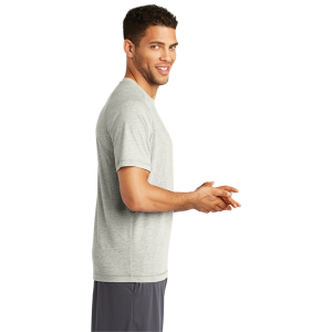 Sport-Tek PosiCharge Tri-Blend Wicking Raglan Tee.