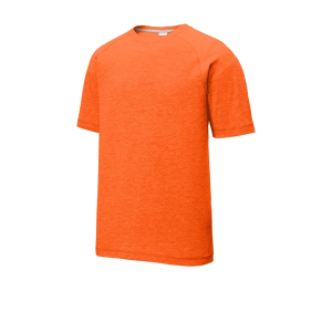 Sport-Tek PosiCharge Tri-Blend Wicking Raglan Tee.