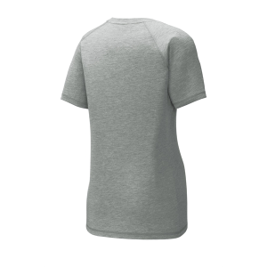 Sport-Tek Ladies PosiCharge Tri-Blend Wicking Scoop Neck ...