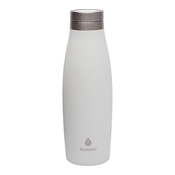 Promotional Manna™ 18 oz Oasis Stainless Steel Water Bottle w/ Marble Lid  $21.98