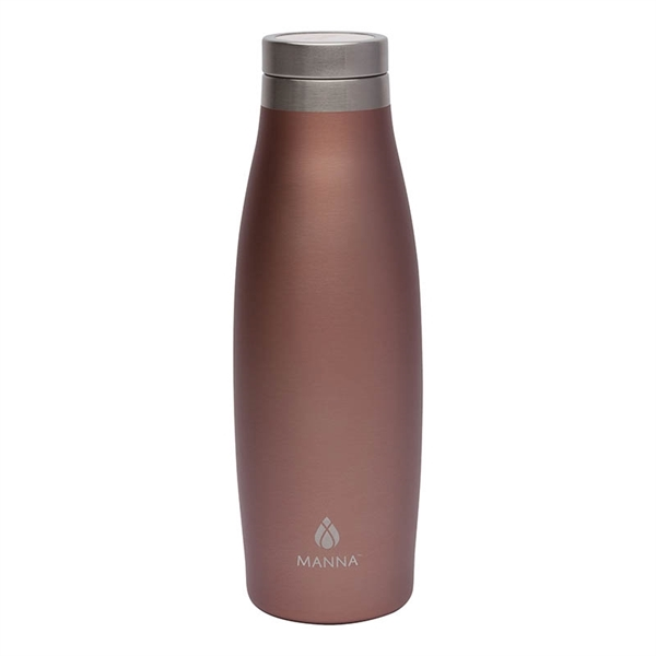 Promotional Manna™ 18 oz Oasis Stainless Steel Water Bottle w/ Marble Lid  $21.98