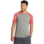 Sport-Tek PosiCharge Tri-Blend Wicking Raglan Tee.