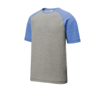 Sport-Tek PosiCharge Tri-Blend Wicking Raglan Tee.