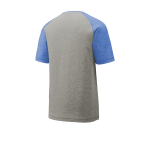 Sport-Tek PosiCharge Tri-Blend Wicking Raglan Tee.