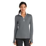 Nike Women's Dri-FIT Stretch 1/2-Zip Cover-Up.