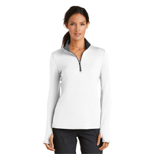 Nike Women's Dri-FIT Stretch 1/2-Zip Cover-Up.